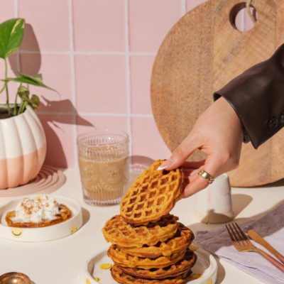 Waffles de Calabaza y Canela